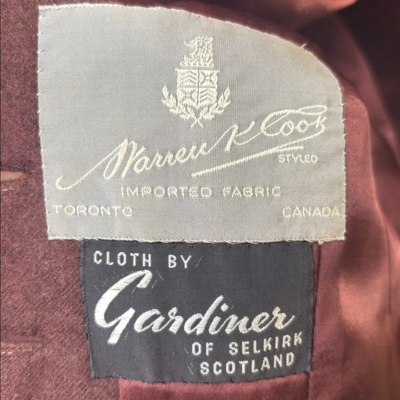 1970s Gingham Brown Yellow Blazer - Picture 7 of 8